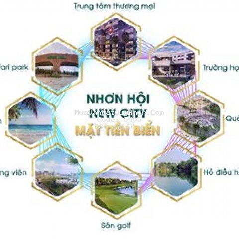 360tr sổ đỏ chính chủ đất nền nhơn hội new city