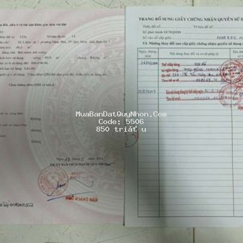 Bán 200m2 đất nhơn phú, có 40 thổ cư, hẻm 2m