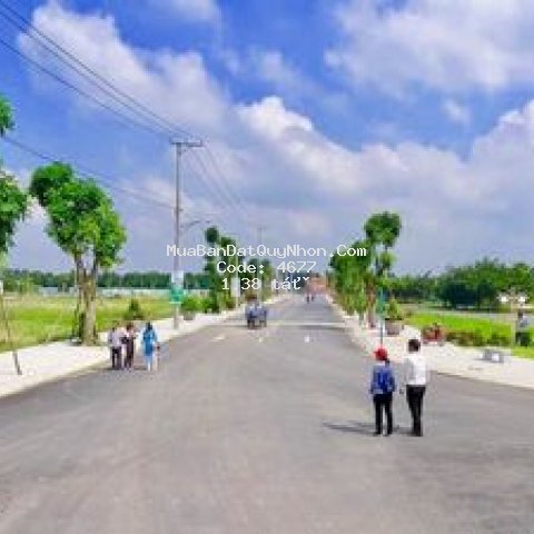 Bán 4 lô liền kề sổ mới f0 đất mặt tiền ql1a