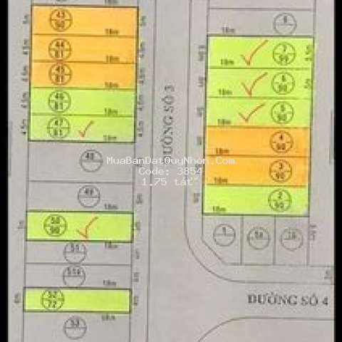 Bán 80 m2 đất gần chợ dinh