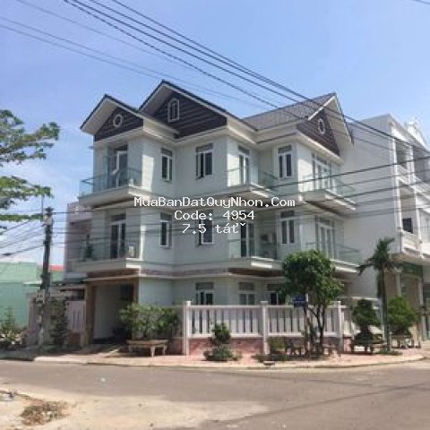 Bán biệt thự góc 2 mặt tiền 3 mê 12m×15m tp q.nhơn