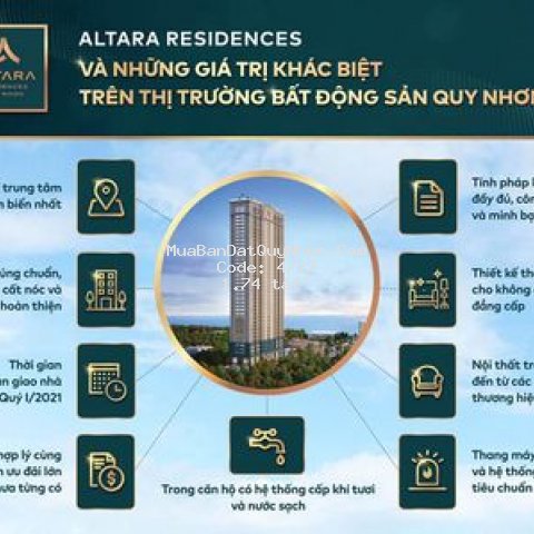 Bán chung cư 5 sao quy nhơn