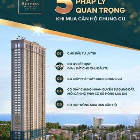 Bán chung cư altara quy nhơn . 76 trần hưng đạo