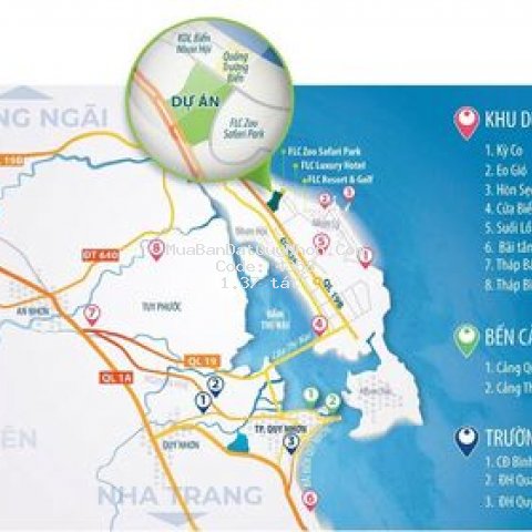 Bán đất 2 mặt tiền phân khu 4 nhơn hội new city