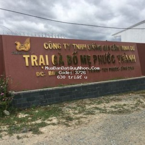 Bán đất 3500m2 ngay trại gà mình dư phước thành