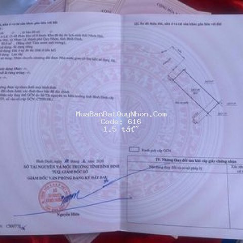 Bán đất khu đô thị ở biển quy nhơn
