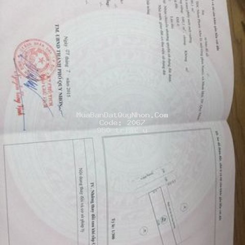 Bán đất khu tđc tp quy nhơn gần kdl flc