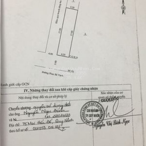 Bán đất khu võ thị sáu thoáng mát đã có sổ