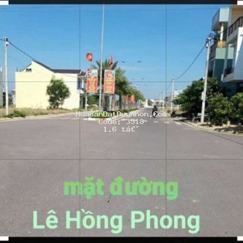 Bán đất mặt đường lê hồng phong .tx an nhơn