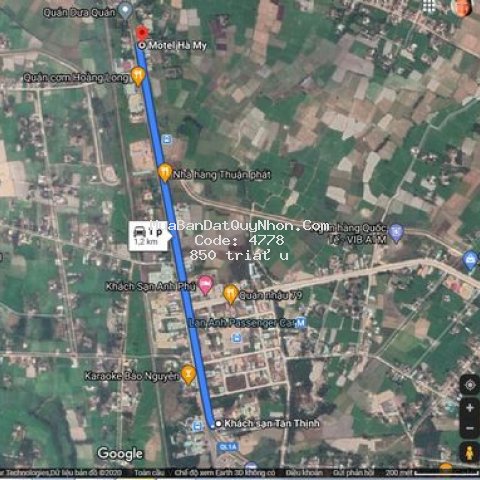 Bán đất mặt tiền ql 1a(quang trung) đối diện 7danh