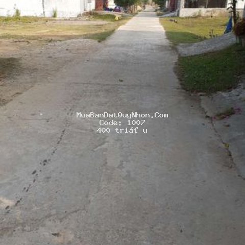 Bán đất p nhơn hòa tx an nhơn 140 m2