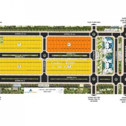 Bán đất ql1a trung tâm thị xã an nhơn