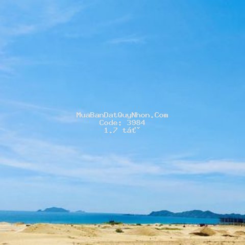 Bán đất sổ đỏ sát biển kdl kỳ co eo gió giá 1.7 tỷ