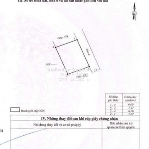 Bán đất tặng nhà cấp 4