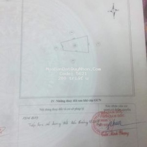 Bán đất thành phố qui nhơn 300m²