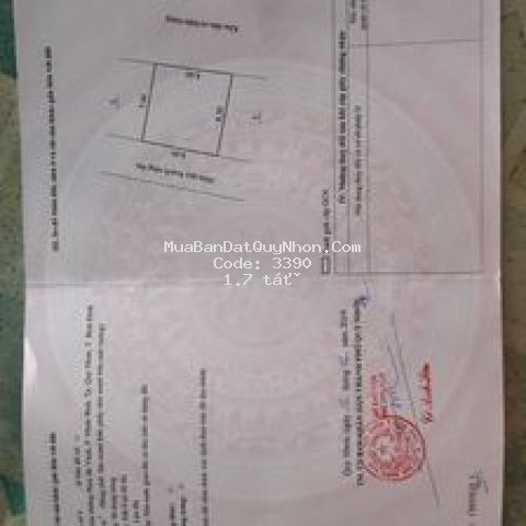 Bán đất thành phố qui nhơn 65m²