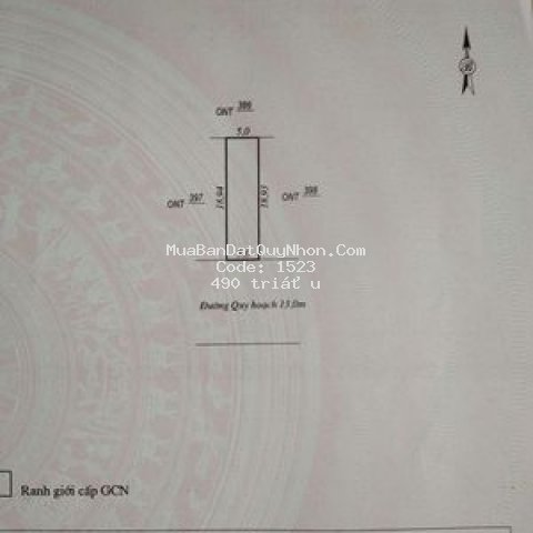 Bán đất thôn an cửu, xã phước hưng, tuy phước