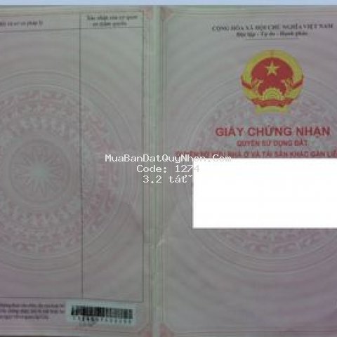 Bán đất trung tâm thành phố quy nhơn 4x17(68m2)
