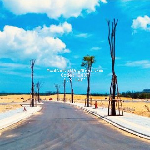 Bán đất view biển mt a4, nhơn lý, đối diện flc