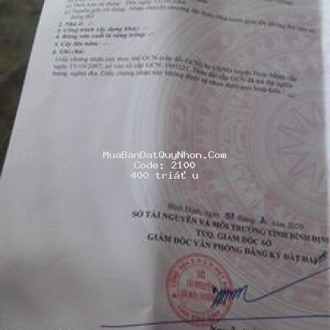 Bán đất vườn