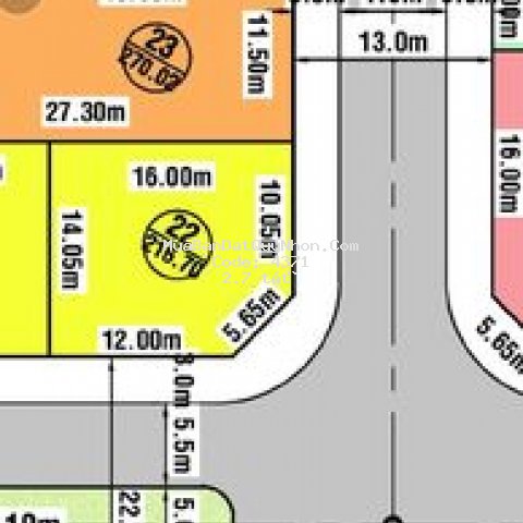 Bán giá vốn lô góc tại khu bàn thành đập đá dg 22m