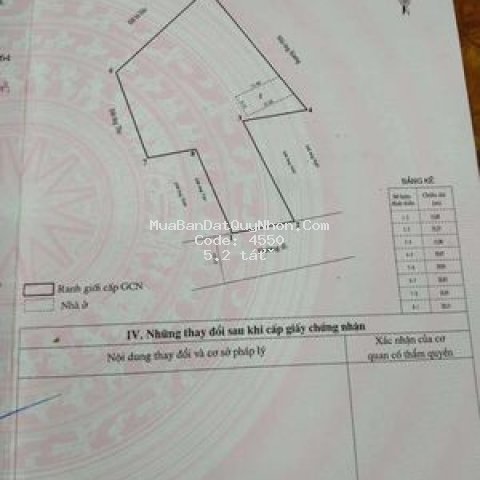 Bán lô đất 1200m2 khu gềnh ráng giá bán 5,2 tỷ