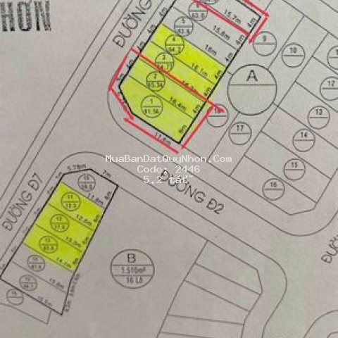Bán lô đất 160m2 sau trường thpt nguyễn thái học