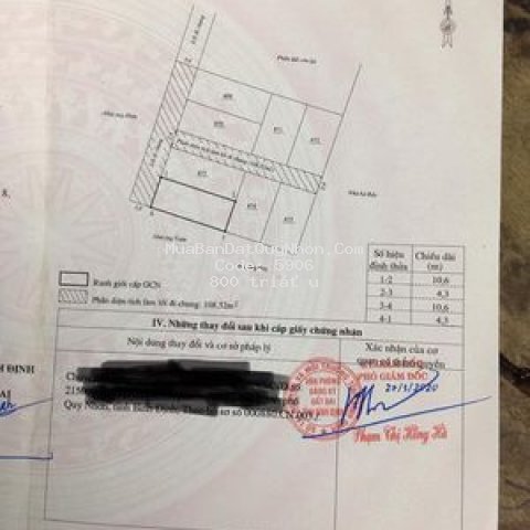 Bán lô đất hẻm đường hùng vương