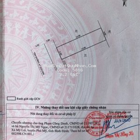 Bán lô đất nằm cạnh khu biệt thự đại phú gia