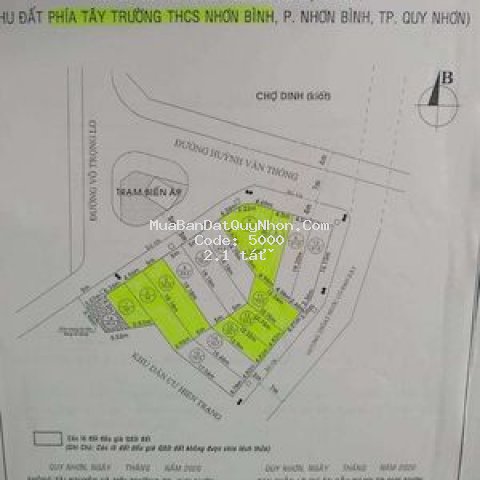 Bán lô số 9 đường hùynh văn thống, ngay chợ dinh