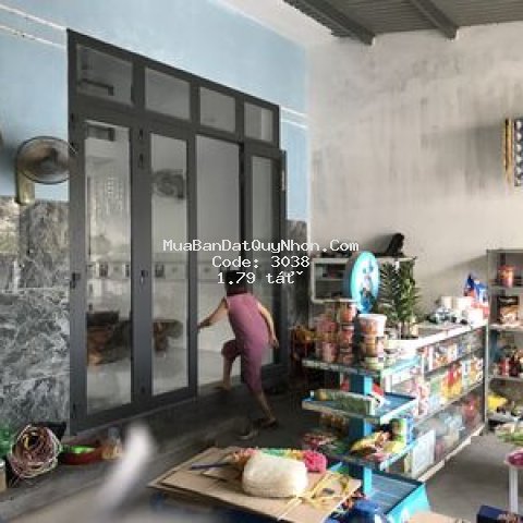 Bán nhà tuy phước 124m2 giá 1ty780 kd tạp hoá