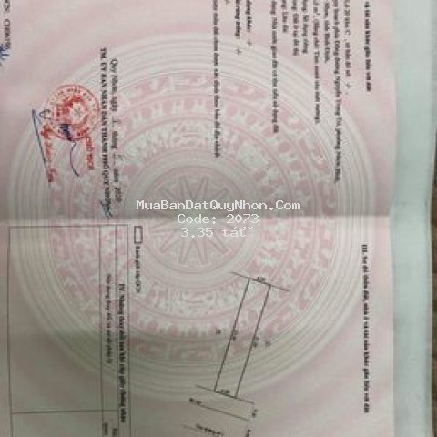 Bán nhanh lô đất đường số 1 đông nguyễn trọng trì