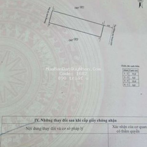 Cần bán đất ngay trung tâm xã nhơn lộc .an nhơn