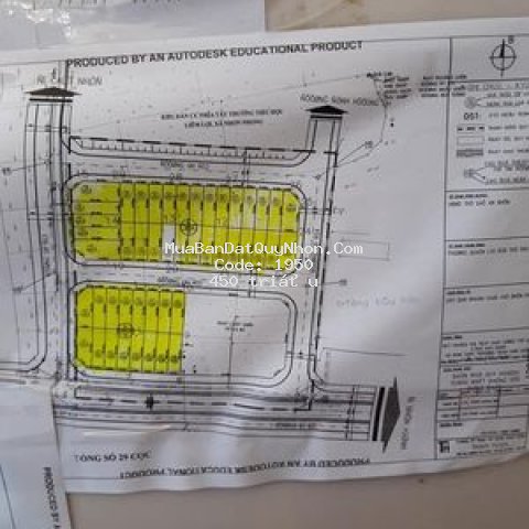 Cần bán đất nhơn phong txa an nhơn khu liêm lợi
