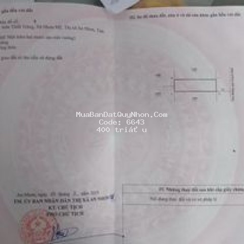 Cần bán gấp lô đât kdc  thiết tràng- nhơn mỹ - gía