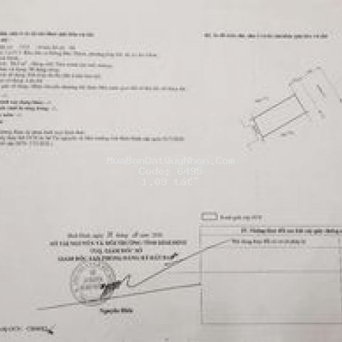 Cần bán lô đất mặt tiền ngang 6m tại kđt bàn thành