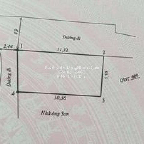 Cần bán lô hẻm 5m gần chợ phú tài