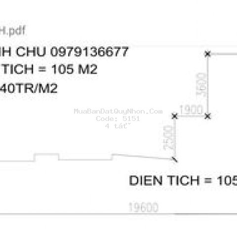 Cần bán nhà 105m2 mặt đường trần hưng đạo 40tr/m2