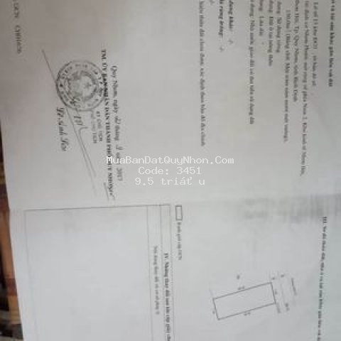 Cần bán nhanh lô đất đẹp khu tđc nhơn phước khe đá