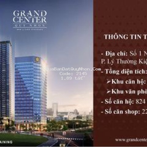Căn hộ 5* chiết khấu 800tr tại tp biển quy nhơn