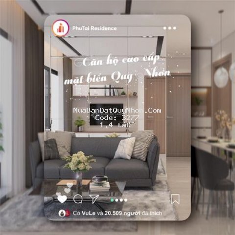 Căn hộ đầu tiên tại quy nhơn 96m2 có 3pn view đẹp