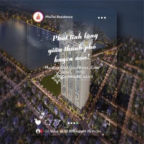 Căn hộ để ở 2pn nội thất cơ bản view biển quy nhơn