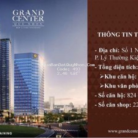 Căn hộ grand center quy nhon - tưng bừng mở bán Căn hộ grand center quy nhon - tưng bừng mở bán