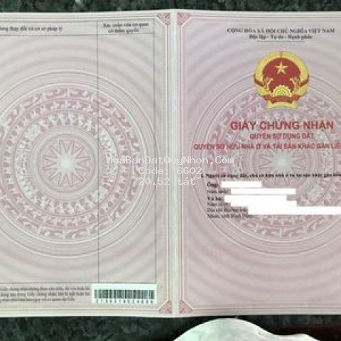Chính chủ bán lô đất 513.09m2, lô góc, vị trí đẹp
