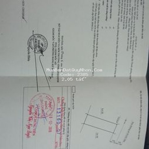 Chính chủ cần bán đất cầu hà thanh 2 tp.quy nhơn