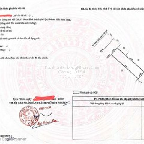 Chính chủ cần bán đất tại phương nhơn phú . tp quy