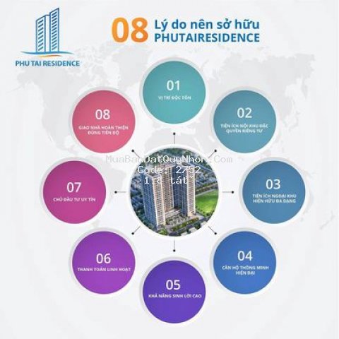 Chung cư cao cấp mặt biển với view toàn thành phố