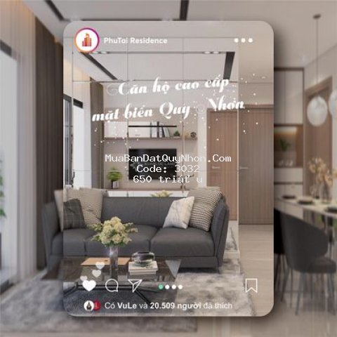 Chung cư được lựa chọn nhiều nhất tại quy nhơn.