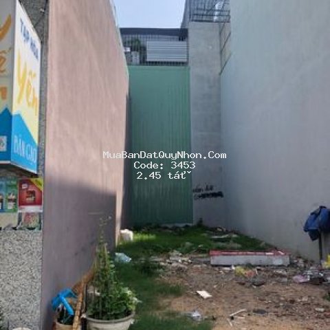 đất bán 63,5m2; n: 4,5m, huỳnh tấn phát, qui nhơn