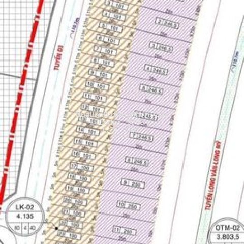 đất  đấu giá khu đô thị mới long vân,long my